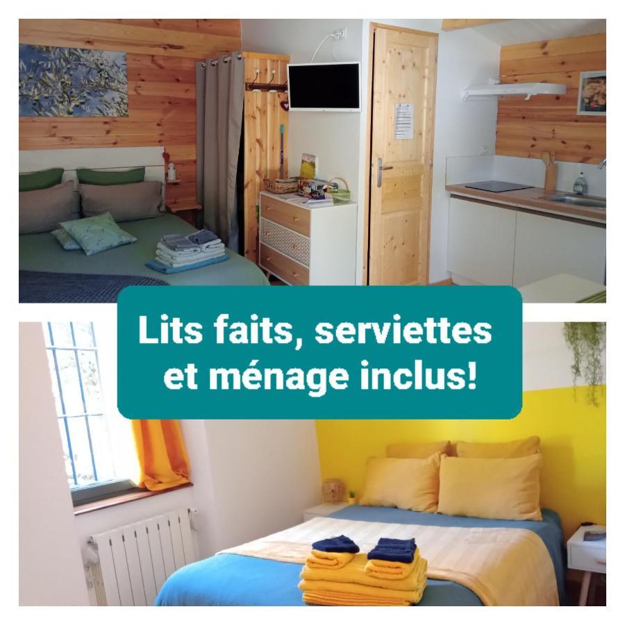 2 Pieces "Le Brin De Soleil" Gites Appart 'Hotel L'Echappee Belle D'Aubenas Logement 1 Sur 3 Exterior photo